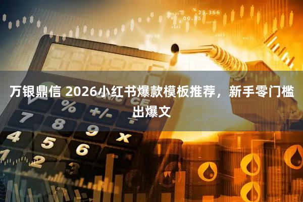 万银鼎信 2026小红书爆款模板推荐，新手零门槛出爆文